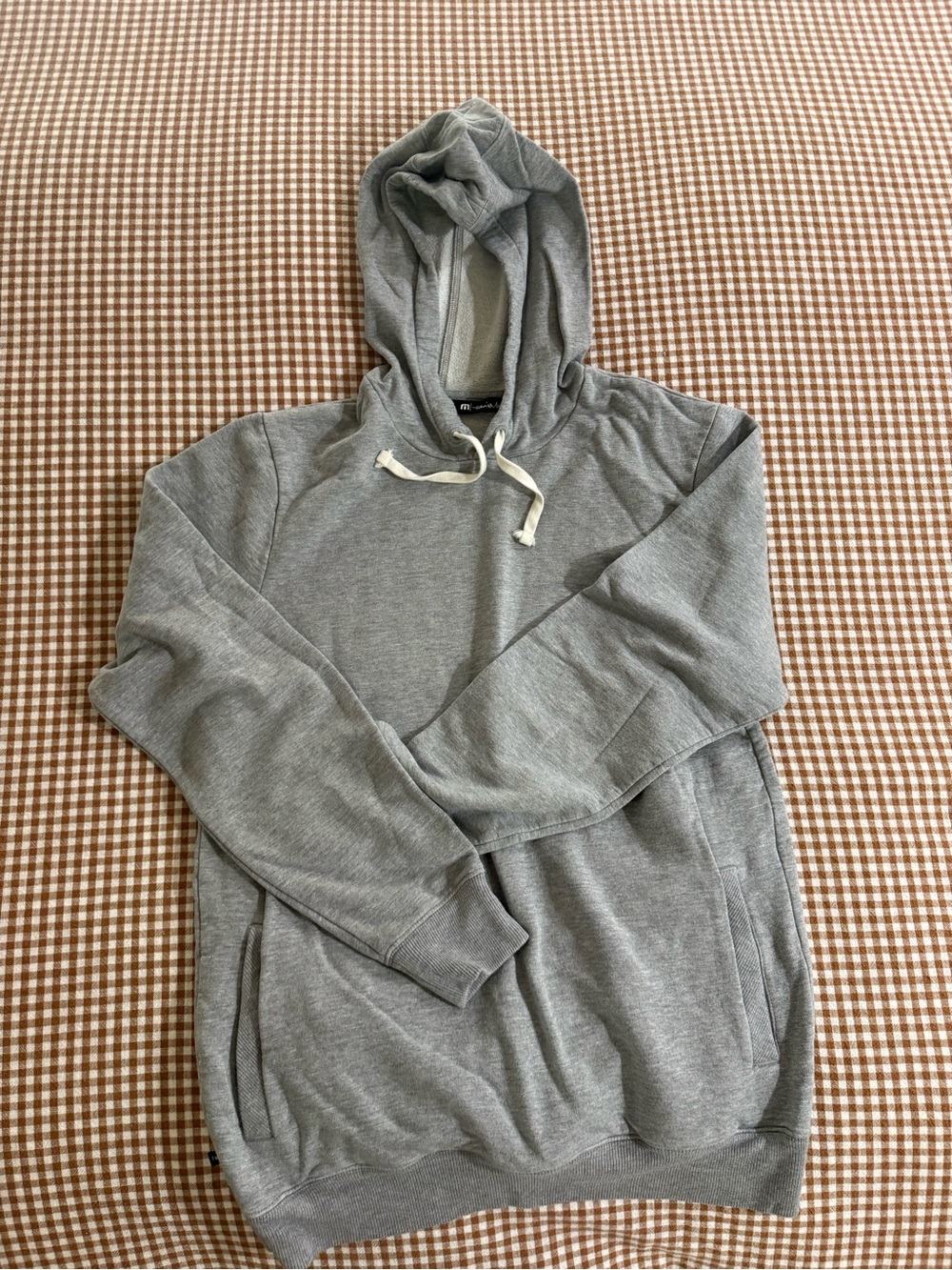 Travis Mathew Heather Gray Pullover Hoodie